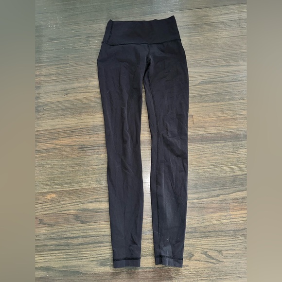 lululemon athletica Pants - Lululemon High-Waist Black Leggings Size 4 Yoga Gym